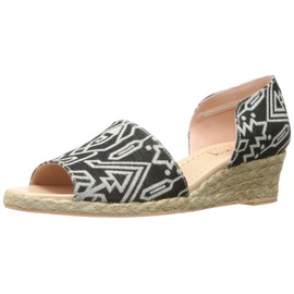 French Sole FS/NY Women's Rapture Wedge Pump, Black Hakuna, 6.5 M US