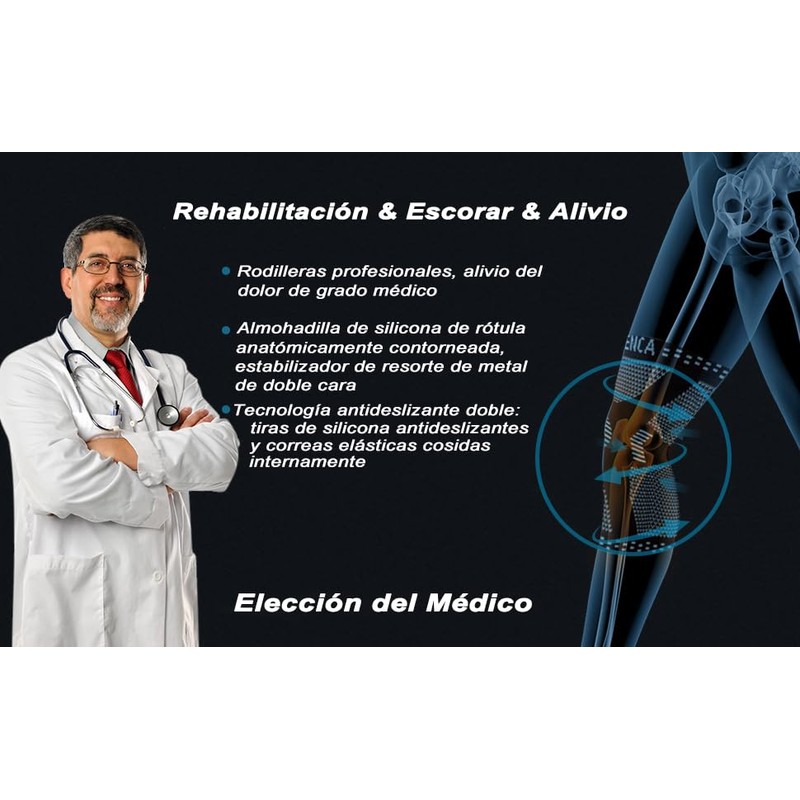 Rodilleras Deportivas,manga de Compresin para Dolor