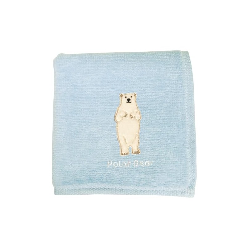 World Shoji 109417 Handkerchief, Animal Handkerchief, Polar Bear