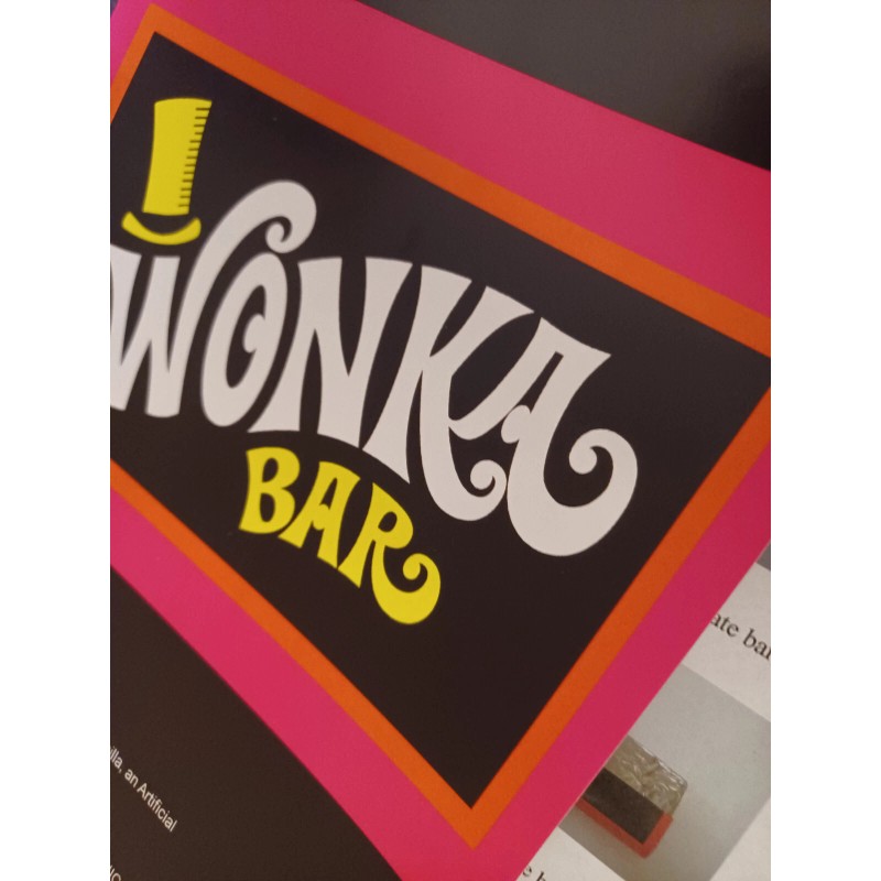 CUSTOM MADE Willy Wonka Wonka Wrapper and Golden Ticket Replica