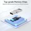 TOPESEL Dual 2-in-1 USB C Flash Drive 128GB USB 3.0/3.2
