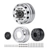 AXspeed Pack of 2 Metal Front Wheel Rims for 1/14