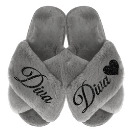 BluChi Matching Slippers for Mom and Daughter, Diva Slippers for Women, Cozy Mothers Day Gifts, Mom Gift for Mothers Day