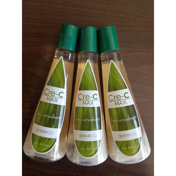 Cre-C 3 PACK CRE-C MAX SHAMPOO 8.46 oz 250 ml