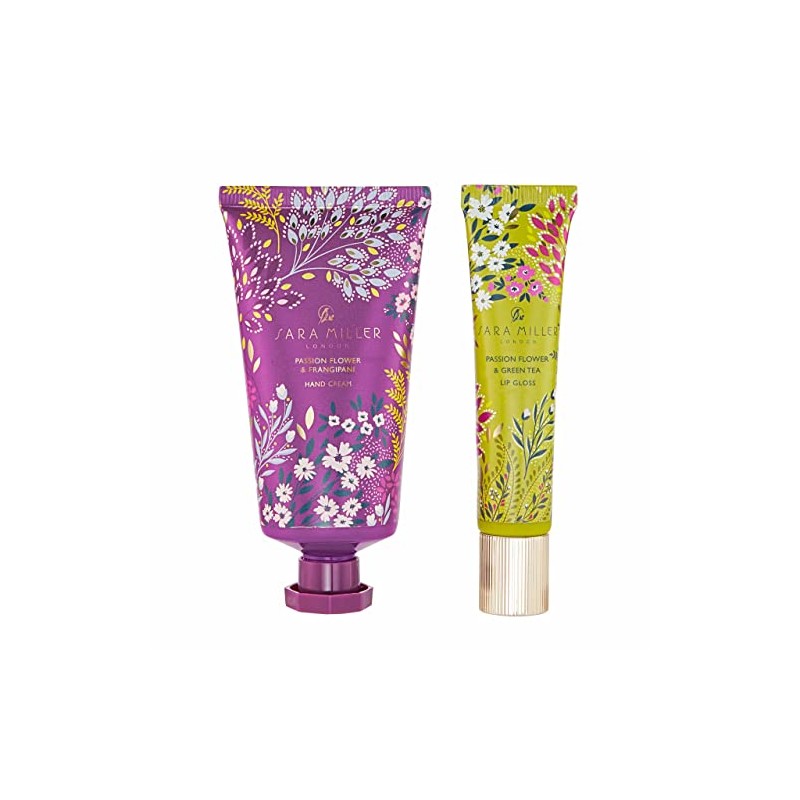 Sara Miller London Hand Cream 50ml Lip Gloss 10ml in