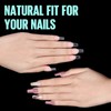 TOMICCA Nail Tips 240 Pieces Full Cover Soft Gel Tips