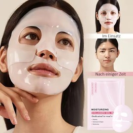 Collagen Mask - Collagen Gel Mask Face - Deep Repair Natural Mild Collagen Mask - Collagen Face Mask Overnight Has Reduces Wrinkles and a Shine Effect (Pack of 6)