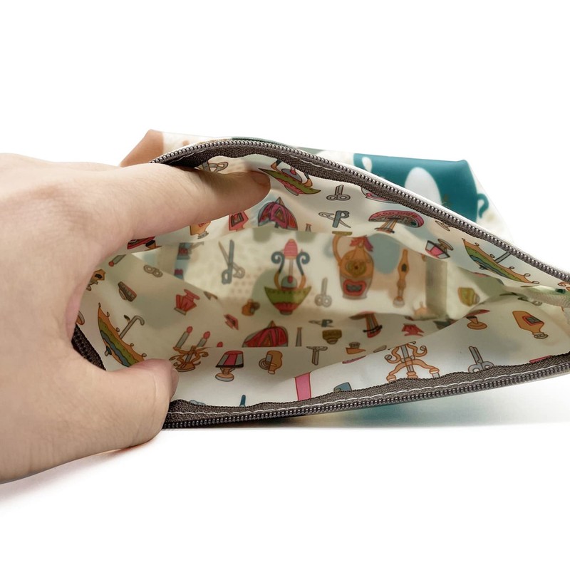 Porta cosméticos HUNGER estampado floral, funda de transporte, 14 patrones, (1141705),