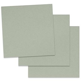 PaperPapers Recycled KIWI 12X12 (Square) Paper 92C Cardstock - 50 PK - Up-cycled 12-x-12 Popular Crafters size Card Stock Paper - Business, Card Making, Designers, Professional and DIY Projects