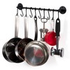 Wallniture Cucina 16" Wall Mount Kitchen Organization Storage Rail with