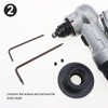 Omninmo Pneumatic Chamfering Tool Handheld, 2-in-1 Pneumatic Chamfering Machine, Mini