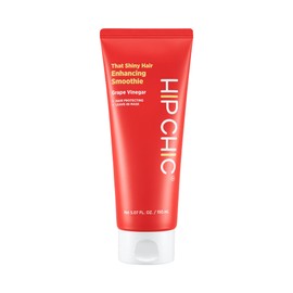 HIP CHIC That Shiny Hair Enhancing Smoothie, Non Toxic, Grape Vinegar, Vitamin Care For Tangled Hair, Moisturizing, Shiny, Silky Smooth, 6 Types Hyaluronic Acid, Vitamin E, 5.07 Fl Oz