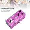 Mini Electric Guitar Effect Pedal,Multifunctional Metal Shell Adjustment Effector Sound