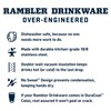 YETI Rambler 12 oz Bottle, Stainless Steel, Vacuum Insulated, with
