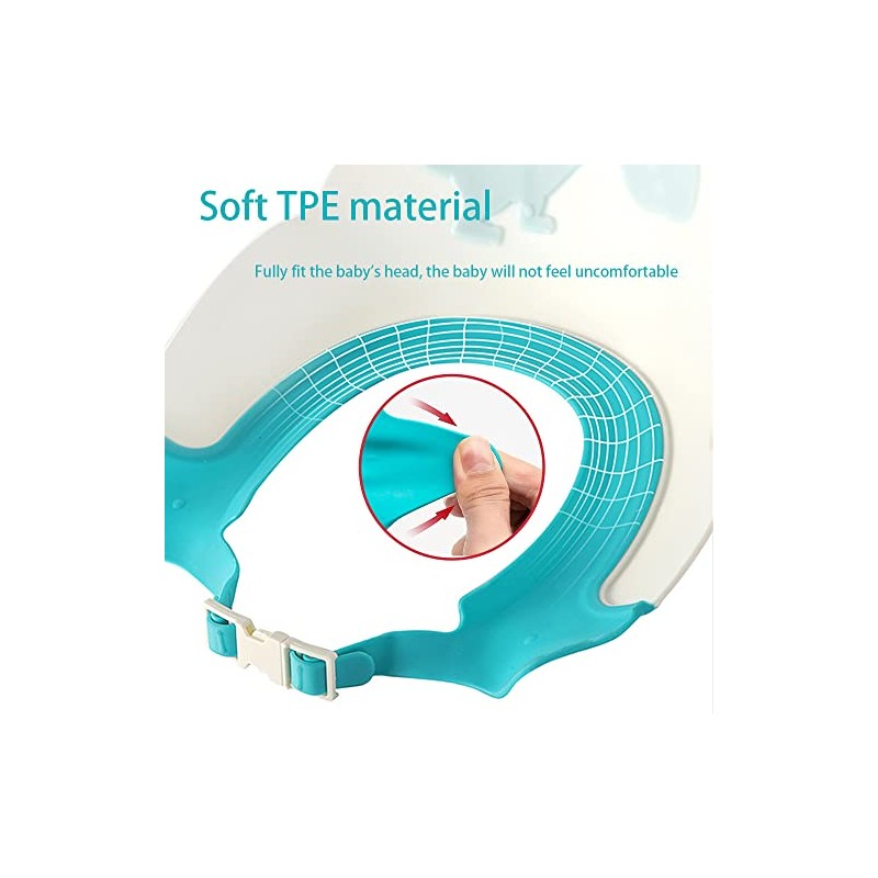 Thcbme Gorro Ducha Bebé Niños Visera Proteger Ojos Oídos Años