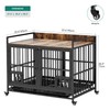YITAHOME 37.5'' Heavy Duty Dog Crate with Removable Divider, Double