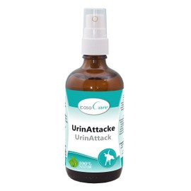 cdVet Naturprodukte casaCare UrinAttacke Sprühflasche 100 ml - Hund, Katze - bei Urin + Kotgestank - Geruch - unbedenklicher Gebrauch - präventiv + behandelnd + sparsam - Sofort + Langzeitwirkung -