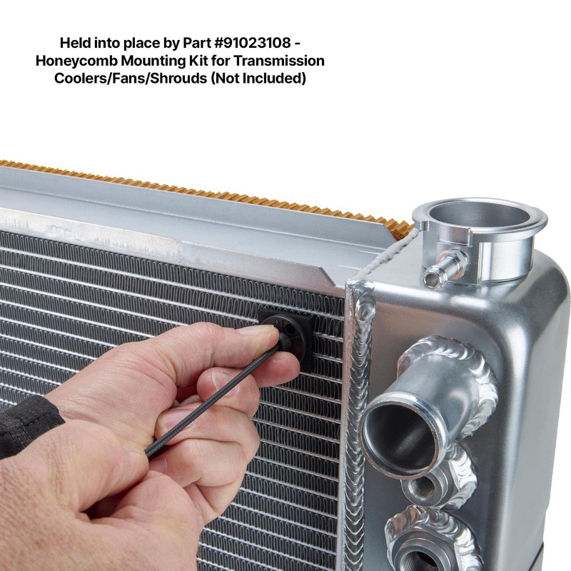 Speedway Motors Nomex Honeycomb Radiator Rock Guard Protector, 19 x