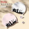 2025 New Arrival Women's Waterproof Snag-Free Large Swim Cap for Long Hair Swim Cap Pink Small Flower- 20ea