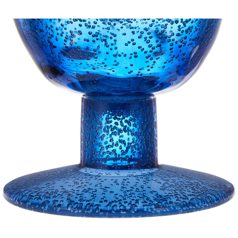 Abode Homewares Design DK22921 OCEANIC OMBRE Short Stem Glass Goblet,