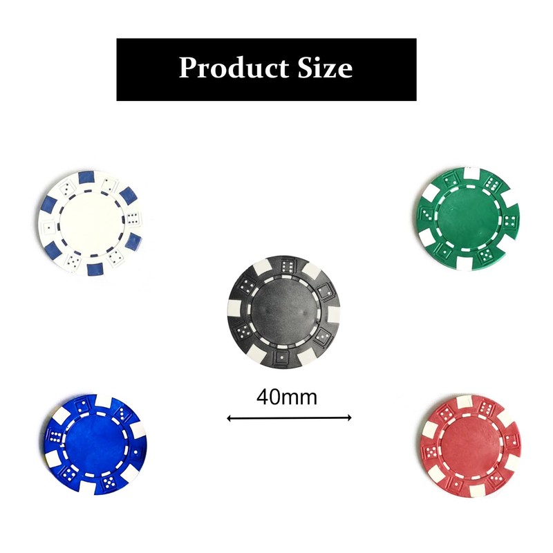 SEETOOOGAMES Casino Poker Chips Clay - 200pc 11.5g Gambling Chips