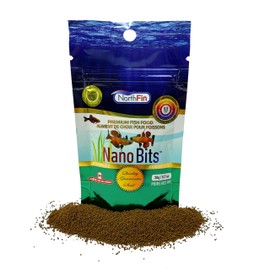 Northfin Northfin Nano Bits Premium Fish Food - 0.5mm Slow Sinking Pellets for Nano Fish, Betta, and Danios - High Protein, Insect-Based Formula with Omega-3, Spirulina, and Natural Color Enhancers (20g)