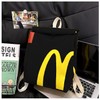 Fashion McDonald's Backpack with Unique Letter Print Starbucks Bag, Comfortable