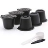 zalati Coffee Capsules 6pcs Refillable Reusable Coffee Filters Pods with