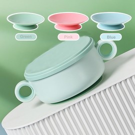 ZAAWUUT 3 Pieces Dish Suction Cups, Double Sided Dish Attachment Pad for Plate Bowl Tableware Portable Utensil Rest Suction Cup Tray