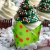 JarThenaAMCS 200Pcs Christmas Tulip Cupcake Liners Red Green Dots Muffin