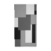 MATEKULI Black White Grey Hand Towels for Bathroom 2 Pack,Microfiber