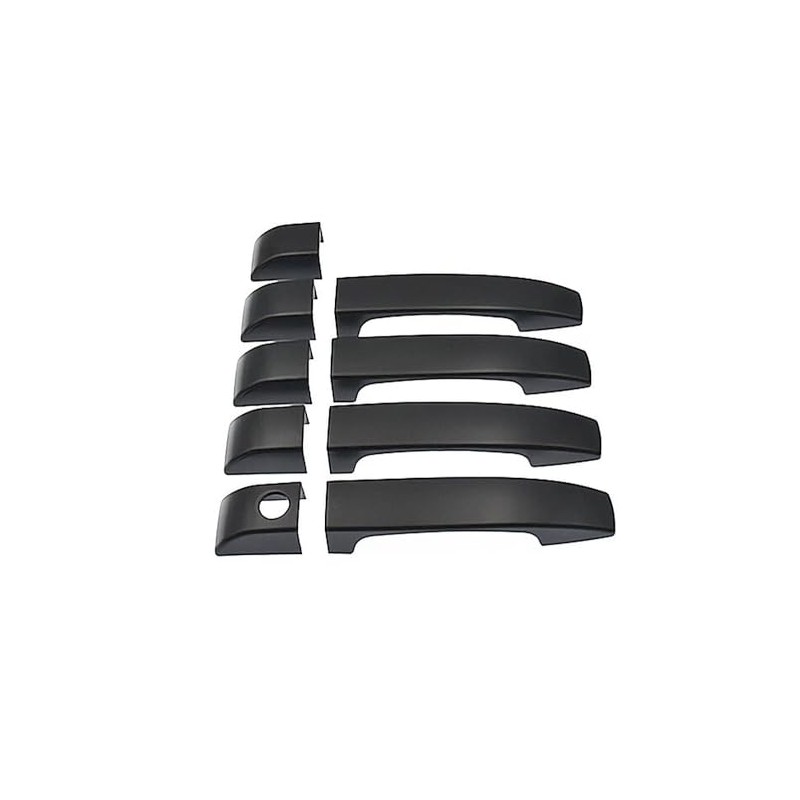 RELIATURE Matt Black ABS Door Handle Cover Compatible with Land