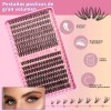 Eyelash Extension Natural Eyelashes 30d40dset9-16mmdiyblack
