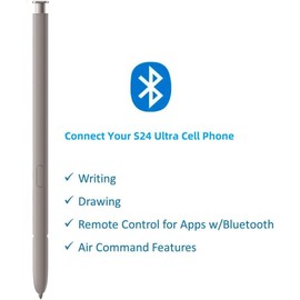 S24 Ultra S Pen [withBluetooth] [Pen Tips 0.7mm] [4096 Pressure Sensor] Compatible with Galaxy S24 Ultra 5G All Version,S24 Ultra Stylus Pen Touch S Pen (Violet)