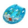 Transparent Resin Toilet Seat Soft Close WITH 2 Hinges Quiet