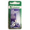 Littelfuse (MIC2015.VP) MICRO2 Blue 32V 15 Amp Blade Fuse, (Pack