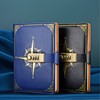 NectaRoy Travel Journal Notebook with Lock Diary with Code (Compass
