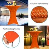 RELIANCER 1 Pack 32inch Highboy Cocktail Round Spandex Table Cover