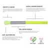 Docolor Juego De Brochas Para Sombra De Ojos, 15 Piezas,
