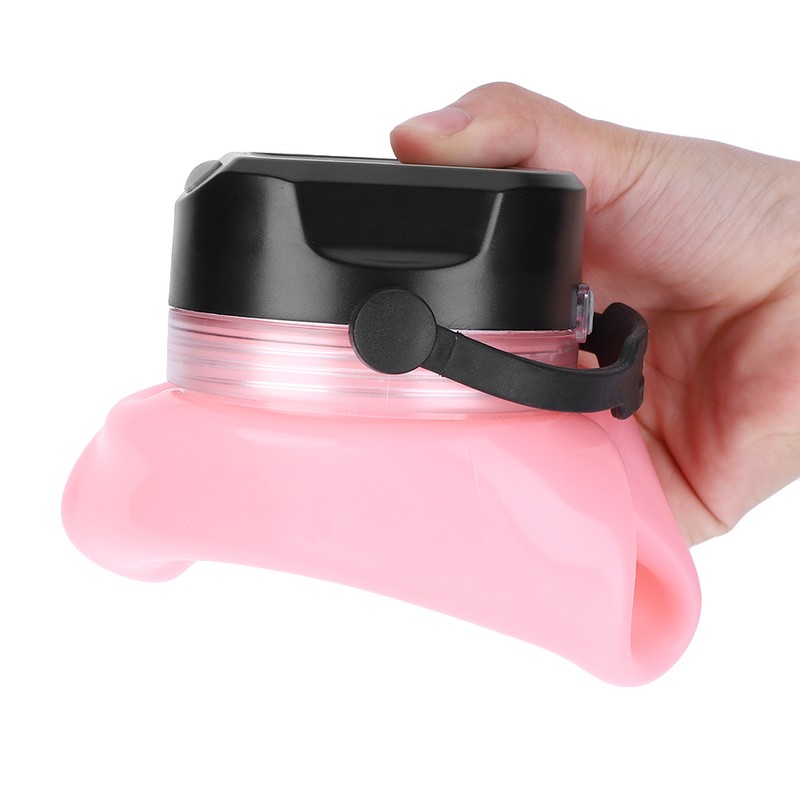 Portable Outdoor Water Bottle USB Solar Charging Camping Light Hiking