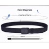 Tactical Nylon Belts for Men, Work Belt Adjustable Slide Plastic