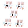 FOMIYES Sets Small Finger Puff Make up Powder Puff for