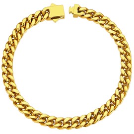 Link Bracelets for Women Cuban Link Bracelet Men Stainless Steel Bracelet Gold Bracelet Chain Gold Bracelets for Men Curb Chain Bracelet
