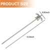 Cocktail Picks Stick, 8pcs Cocktail Toothpicks Stainless Steel Martini Olive