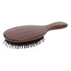Hair Brush Balancing Hair Lipids Elastic Oval Shape Sandalwood Paddle