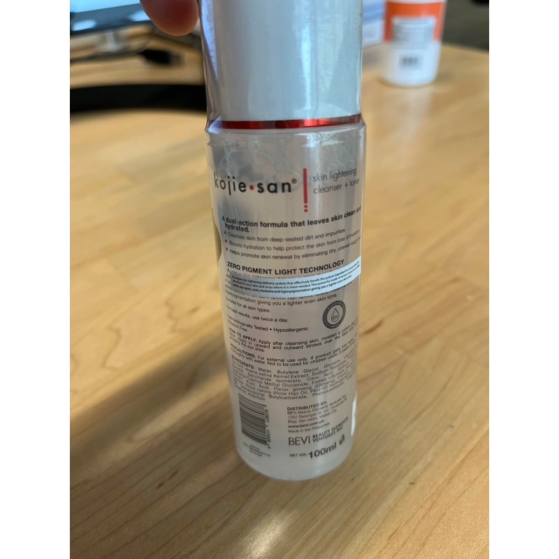 Kojie San Skin Brightening Cleanser + Toner with Hydromoist 100ml