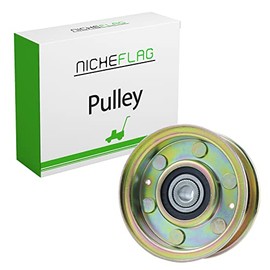 NICHEFLAG 756-0981 Flat Heavy Duty Idler Pulley Replaces 756-04224 756-0981A 756-0981B 956-04224 956-0981A 956-0981B (1)