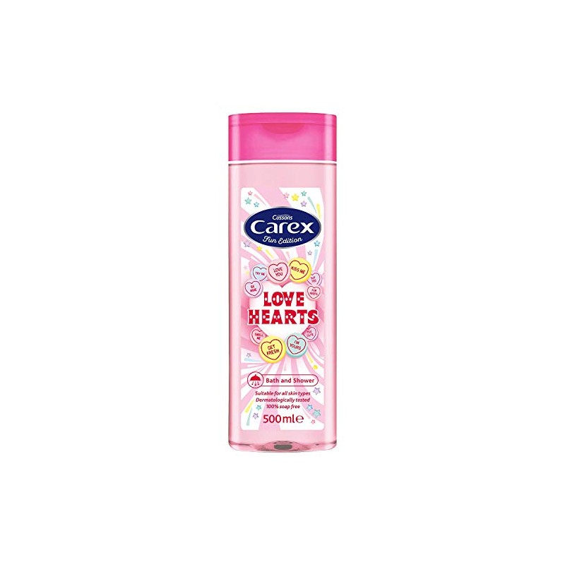 CAREX SHOWER & BATH - LOVE HEARTS