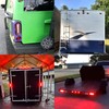 Traberm 6Pcs 6" Inch Oval Led Trailer Tail Lights Red