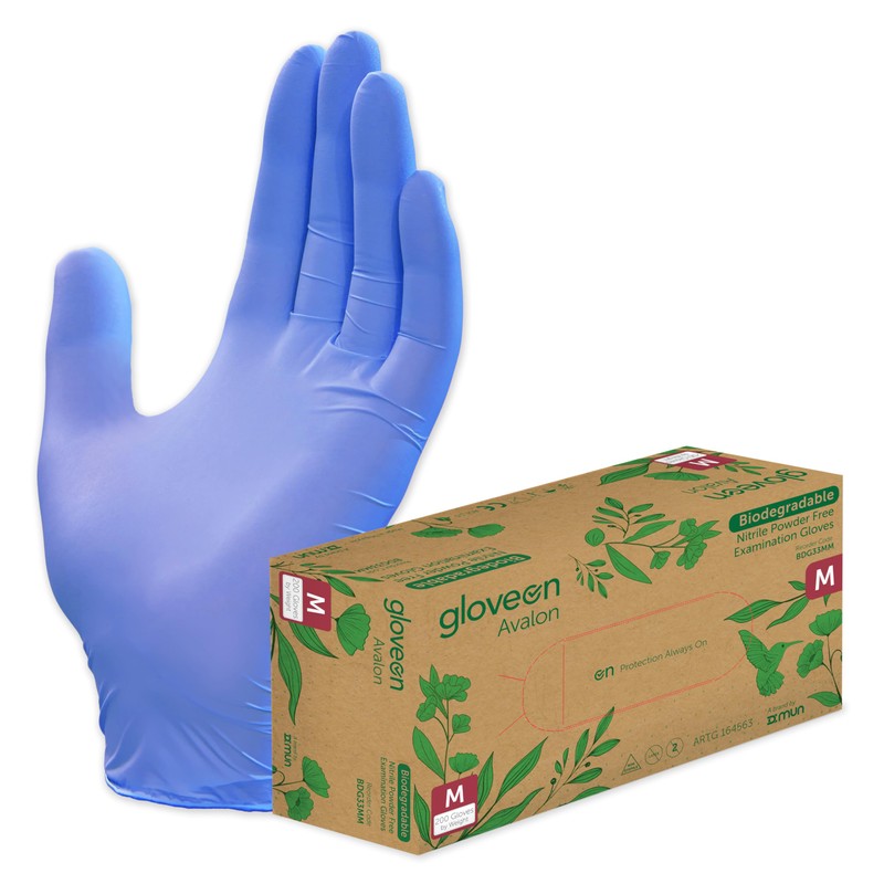 GloveOn Biodegradable Gloves Avalon (Medium, 200, count)